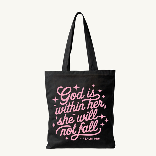 God Is Within Her Tote Bag | Psalm 46:5