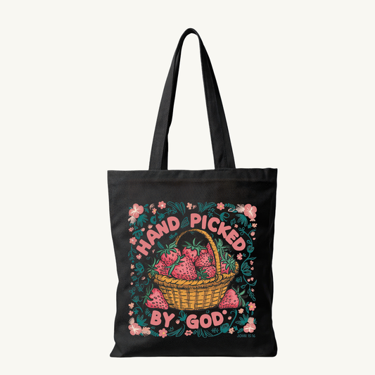 Hand Picked by God Tote Bag | John 15:16