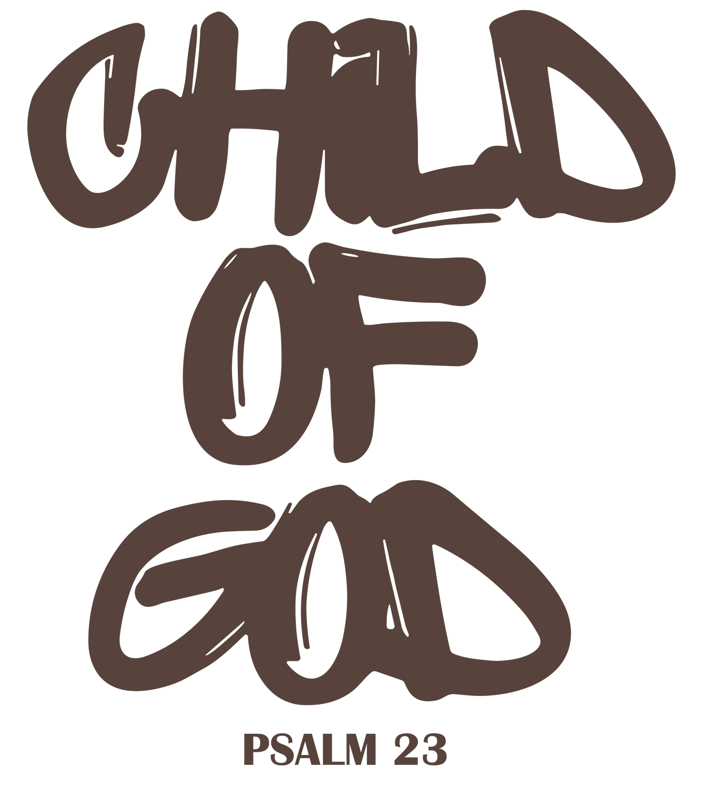Child of God DTF Transfer | Ready-to-Press Faith Design