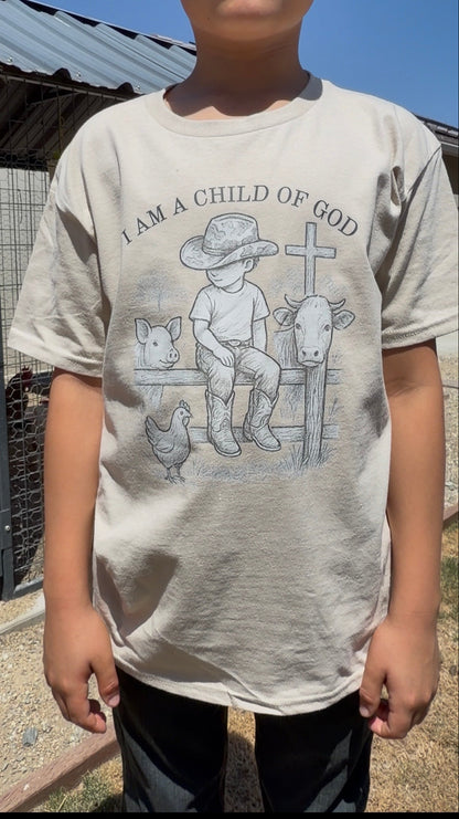 Child of God Kids Western Tee