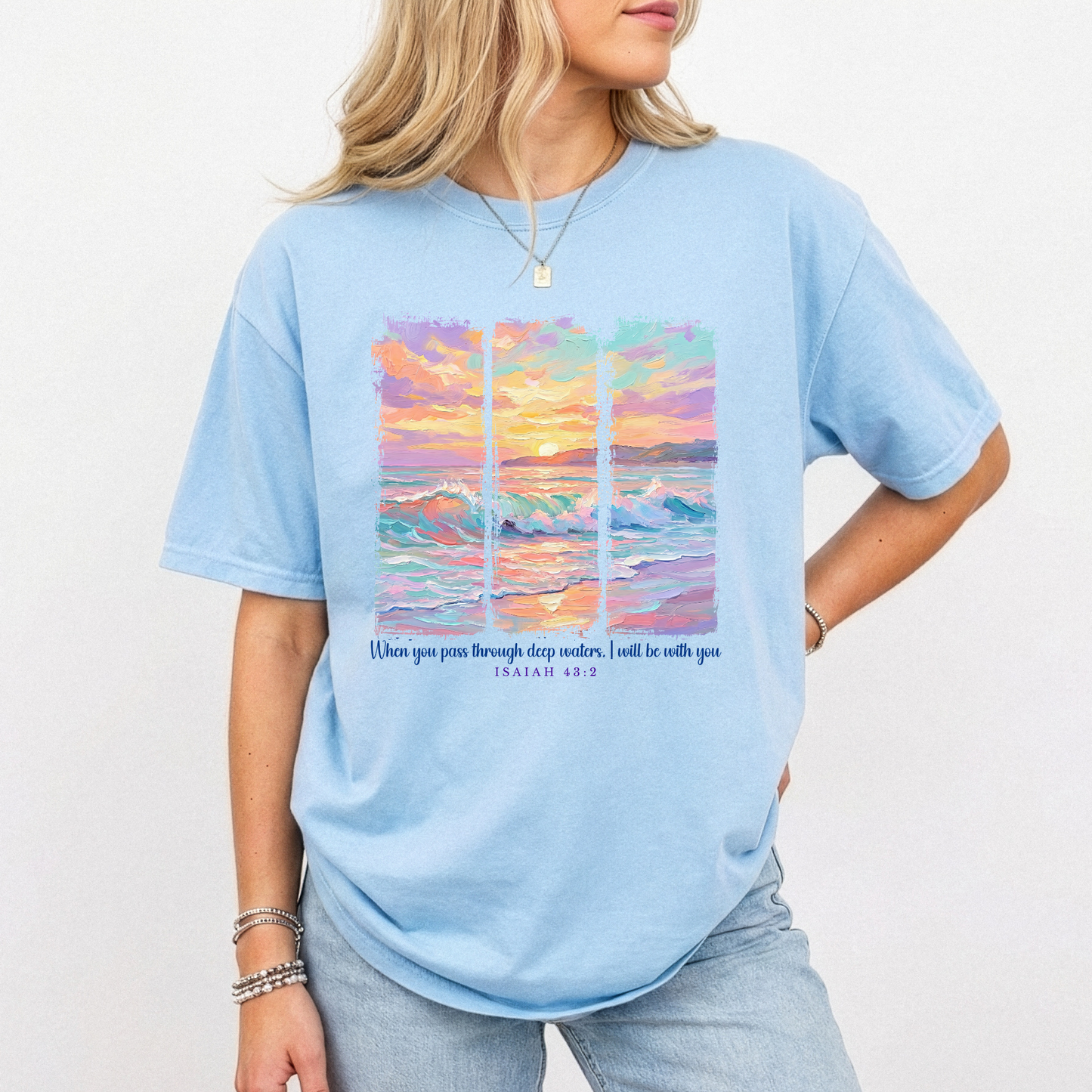 🌊 Deep Waters Faith Graphic Tee