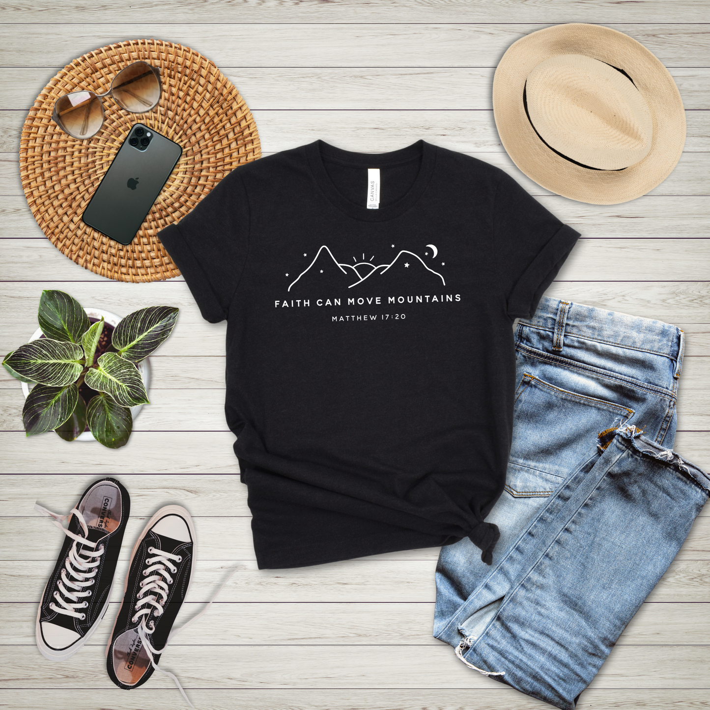 Faith Can Move Mountains Tee