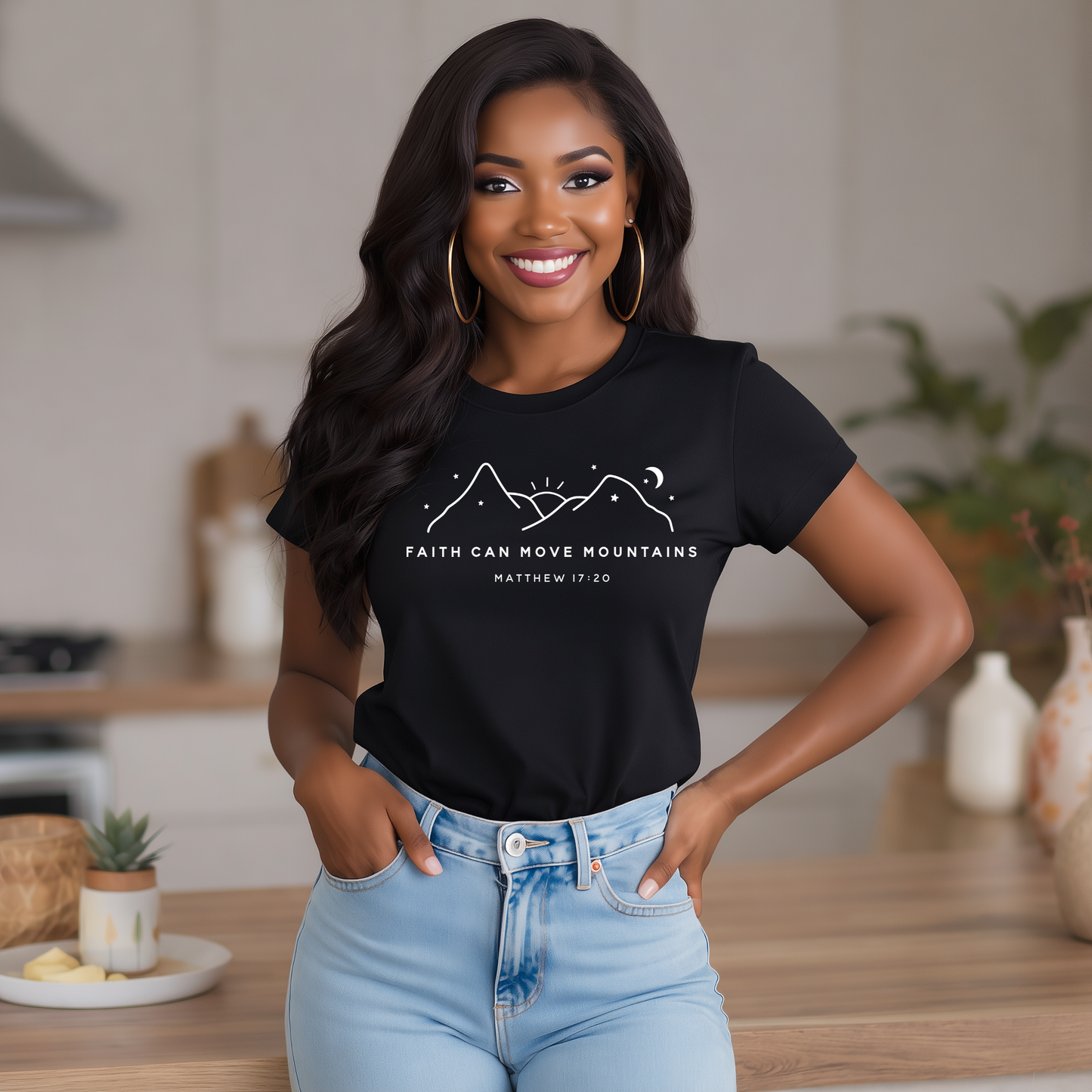 Faith Can Move Mountains Tee